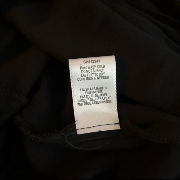 Young Fabulous & Broke Black Strapless Ruched Maxi Dress Front Slit Size M EUC - Picture 9 of 9